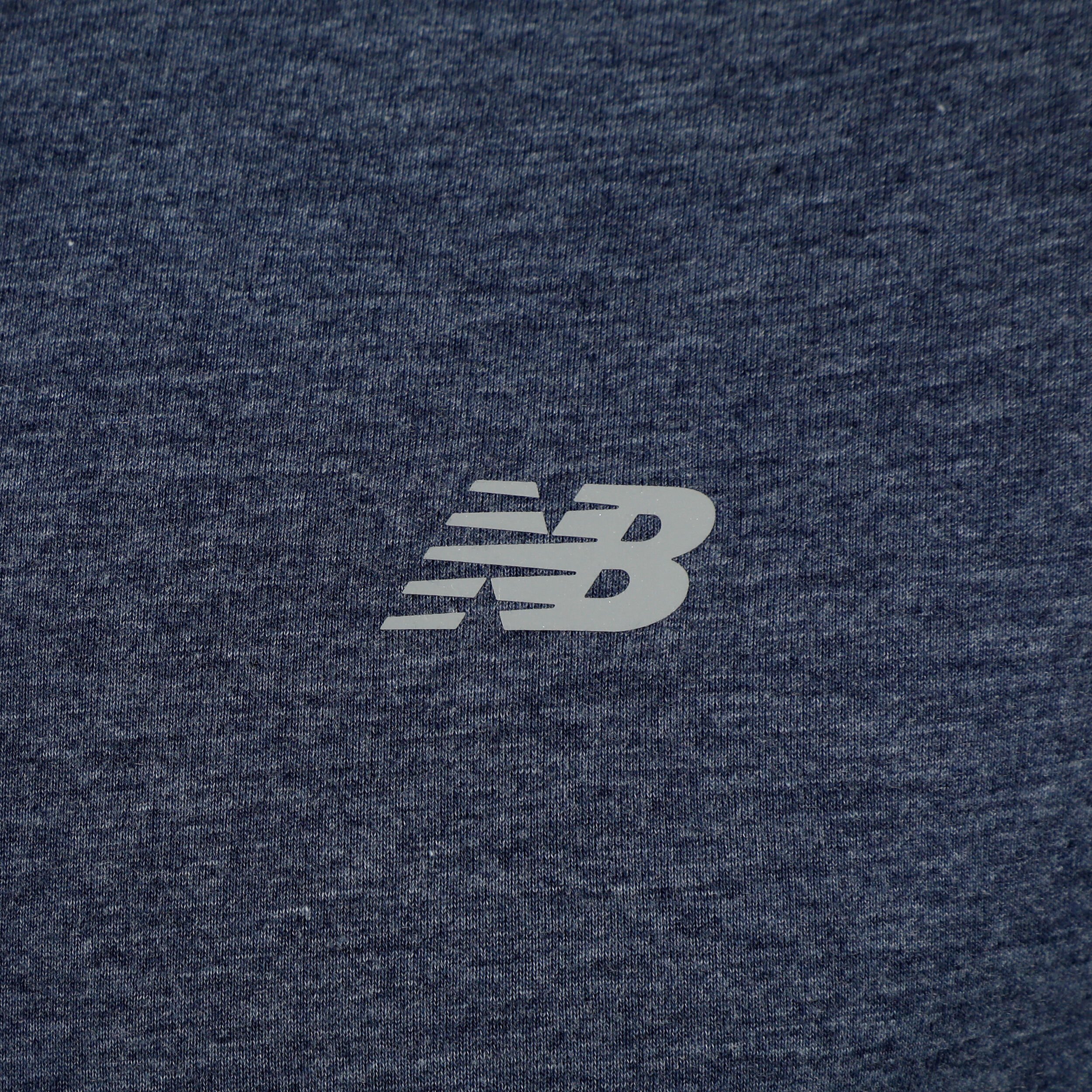 New Balance Essentials Heathertech T-shirt Hommes - Bleu Foncé