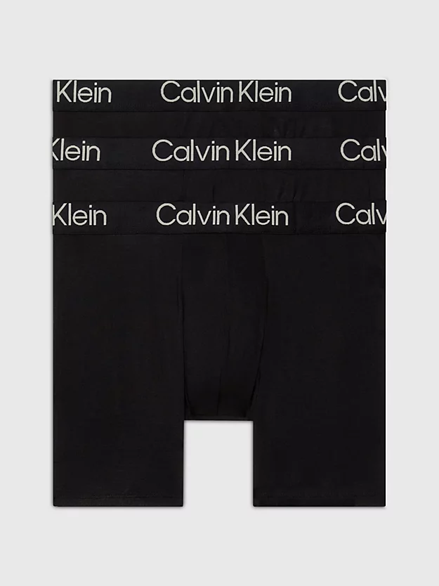 Pacote com 3 Cuecas Boxer Longas - Ultra Macias e Modernas