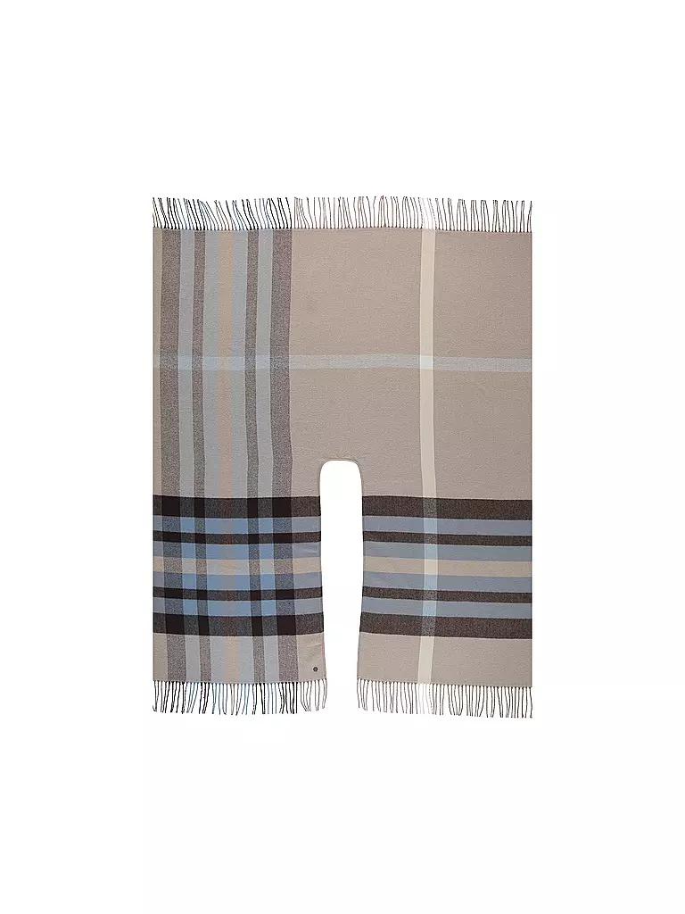 FRAAS Poncho - Cape RUANA hellgrau