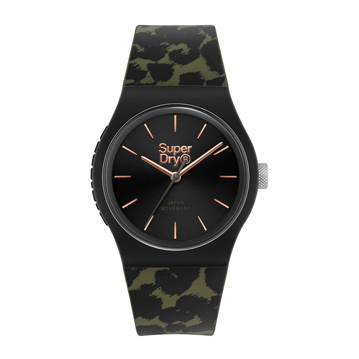 Montre analogique bracelet silicone URBAN LEOPARD