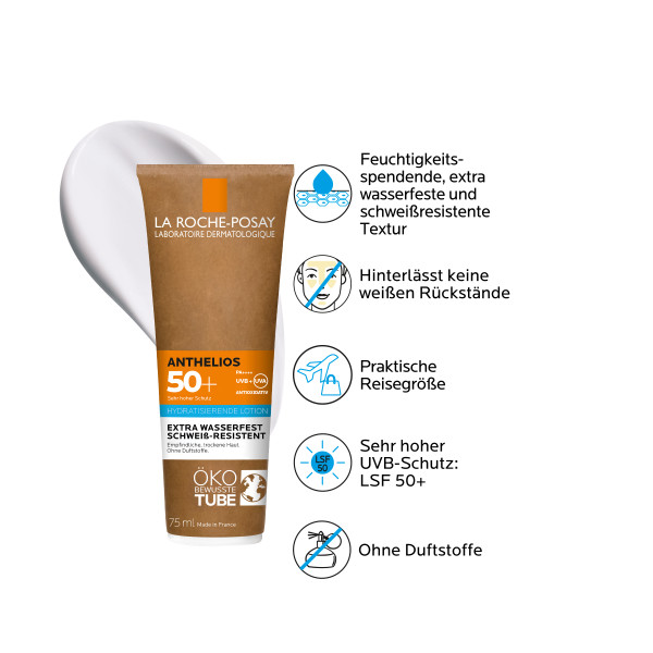 La Roche-Posay Anthelios Lotion Erwachsene<br>75 ml, Tube, Lotion, LSF50+ Eco Tube