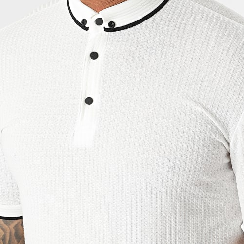 Polo Manches Courtes Blanc