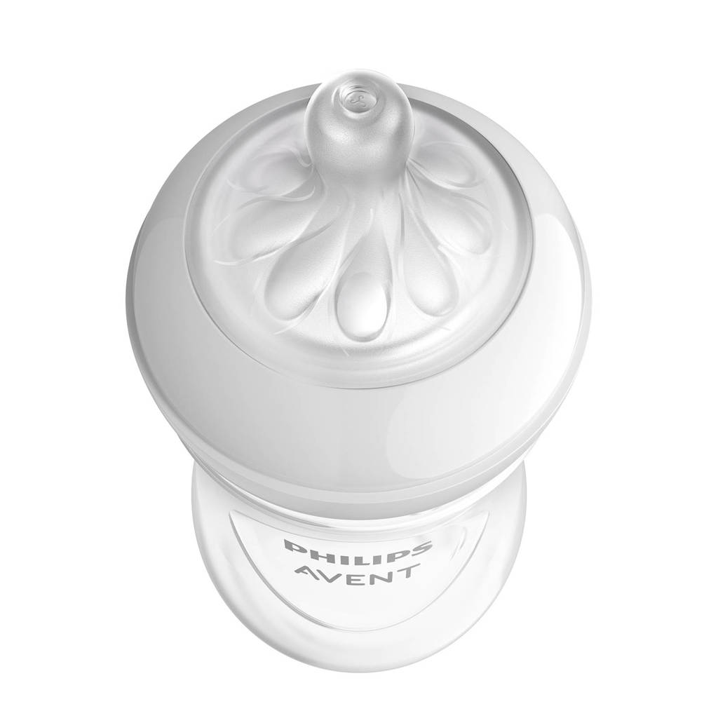 Voorkeur voor oude speenNatural Response Babyfles Giraffe 260 ml 1M+ Snelheid 3-speen SCY903/66