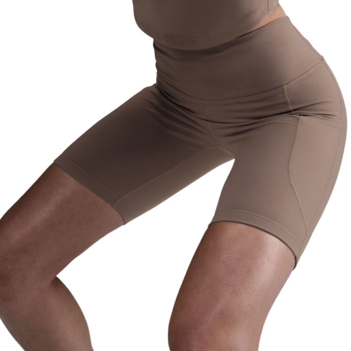 Nike Dame Korte tights Dri-FIT One High-Waisted 8in Short Tight Brun