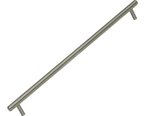 Geborstelde roestvrijstalen handgreep, gatafstand 320 mm, afmetingen (L x B x H): 360/12/35 mm