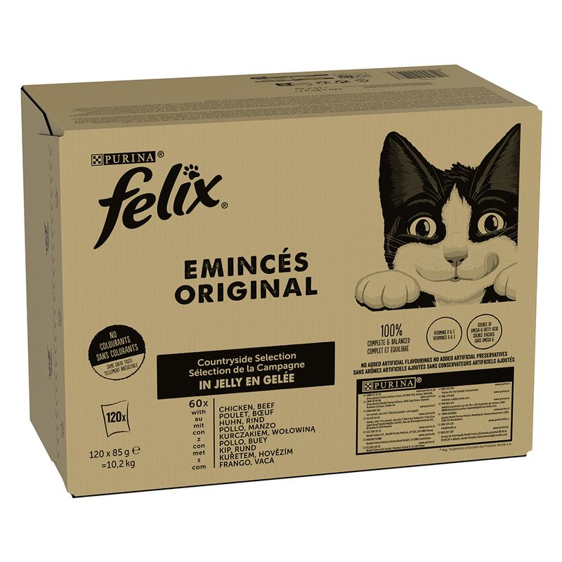 Jumbopack Felix  lot mixte Sélection 120 x 85 g