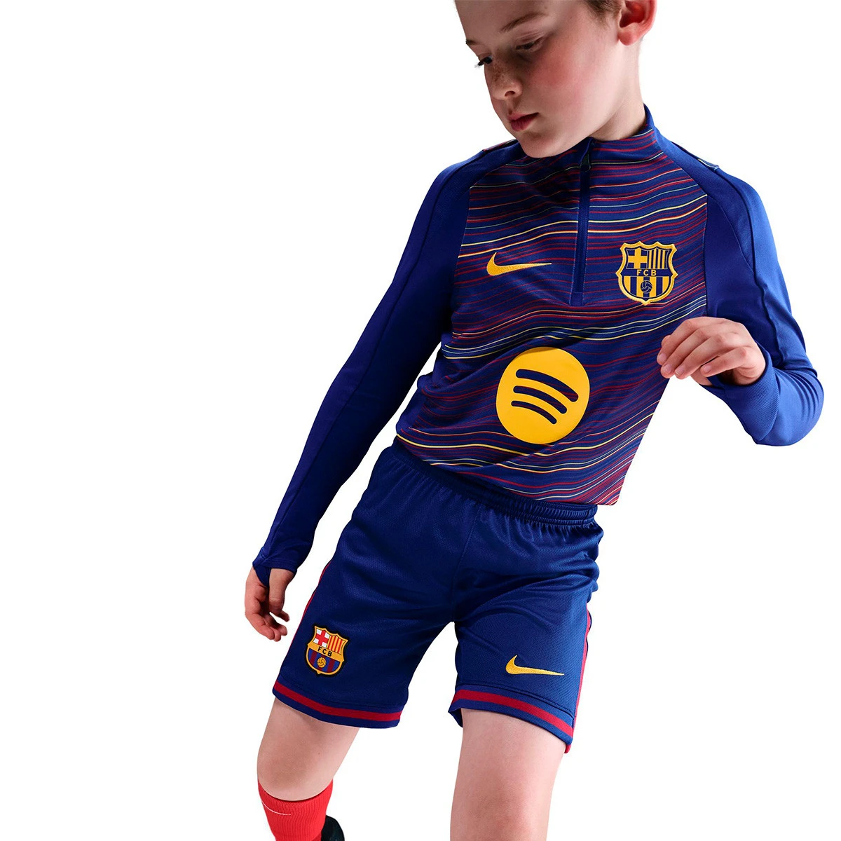 Calções Nike FC Barcelona Primeiro Equipamento 2025-2026 Criança