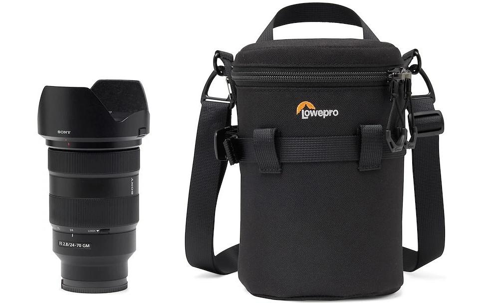 Objektivtasche ProTactic LCS 11 x 18 IIIGepolsterte Tasche mit Zurrgurt für Objektive bis zu 11 cm Durchmesser und 18 cm Länge