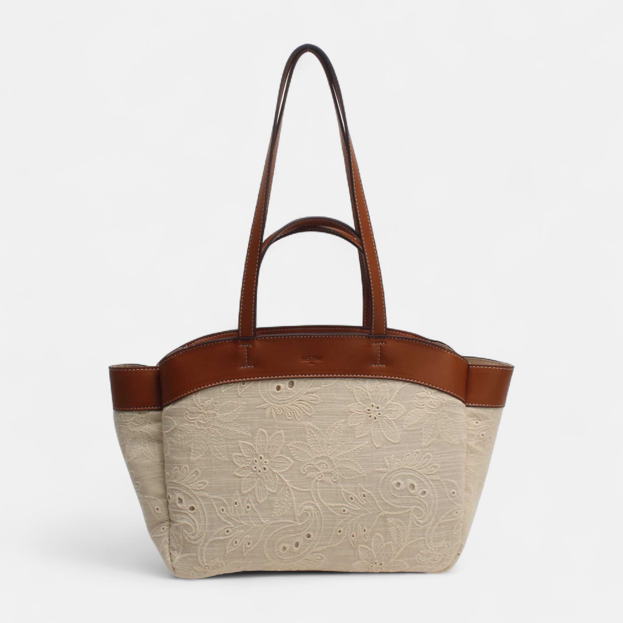 Sac à main beige