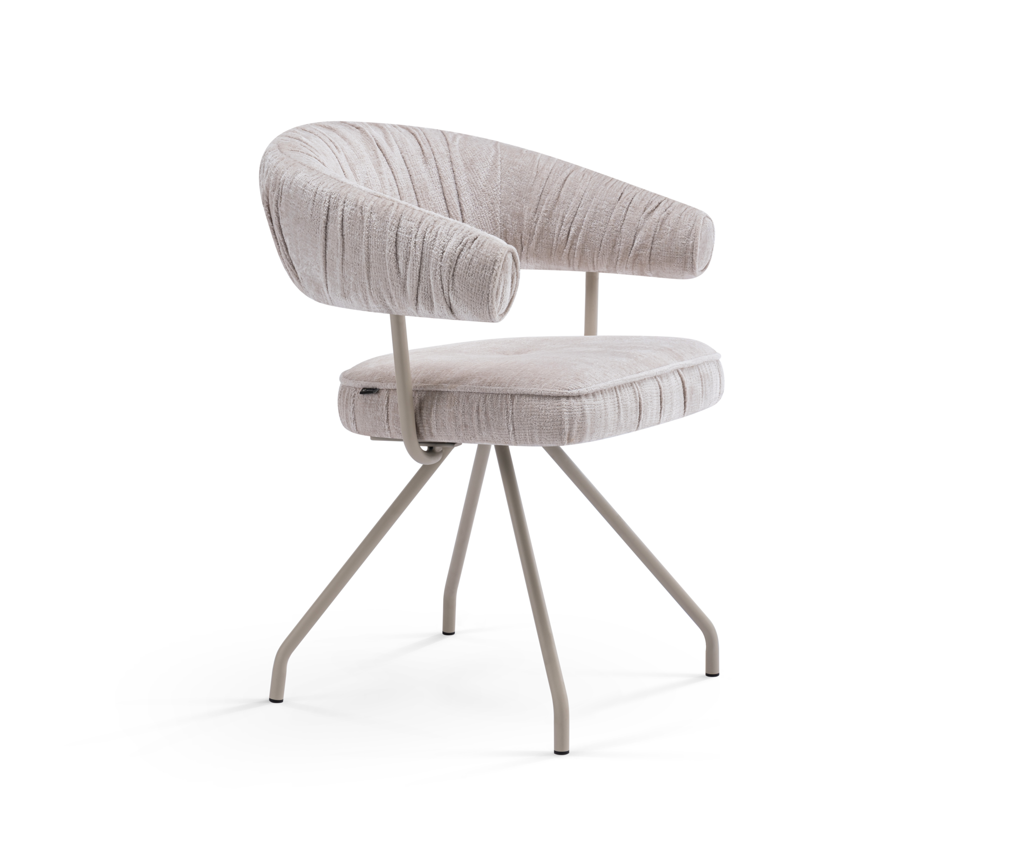 Donut armstoel beige aanbieding