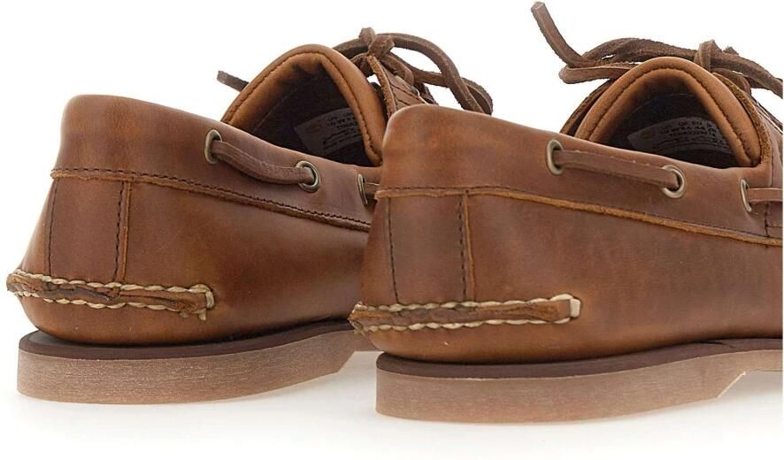 Timberland Authentic Classic Boat Shoe Leather Beige Loafers