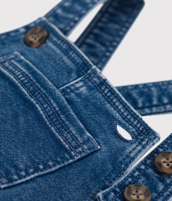 Salopette longue bébé en denim