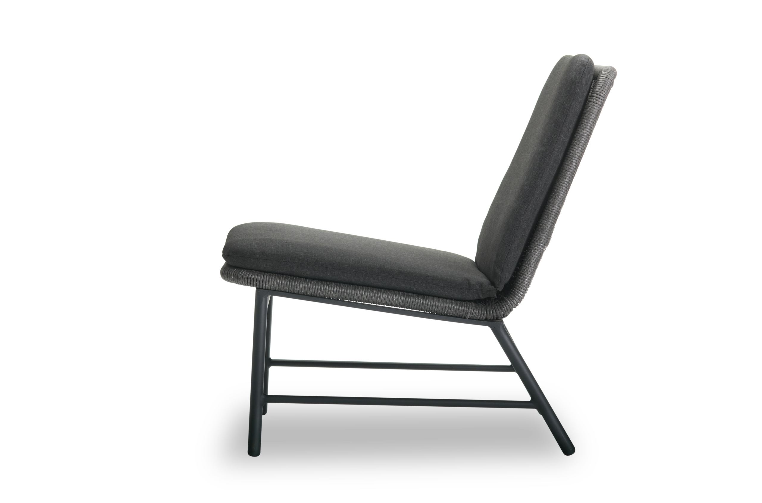 Chill-Dept. Sunbury relaxstoel met voetenbank - Black Pearl