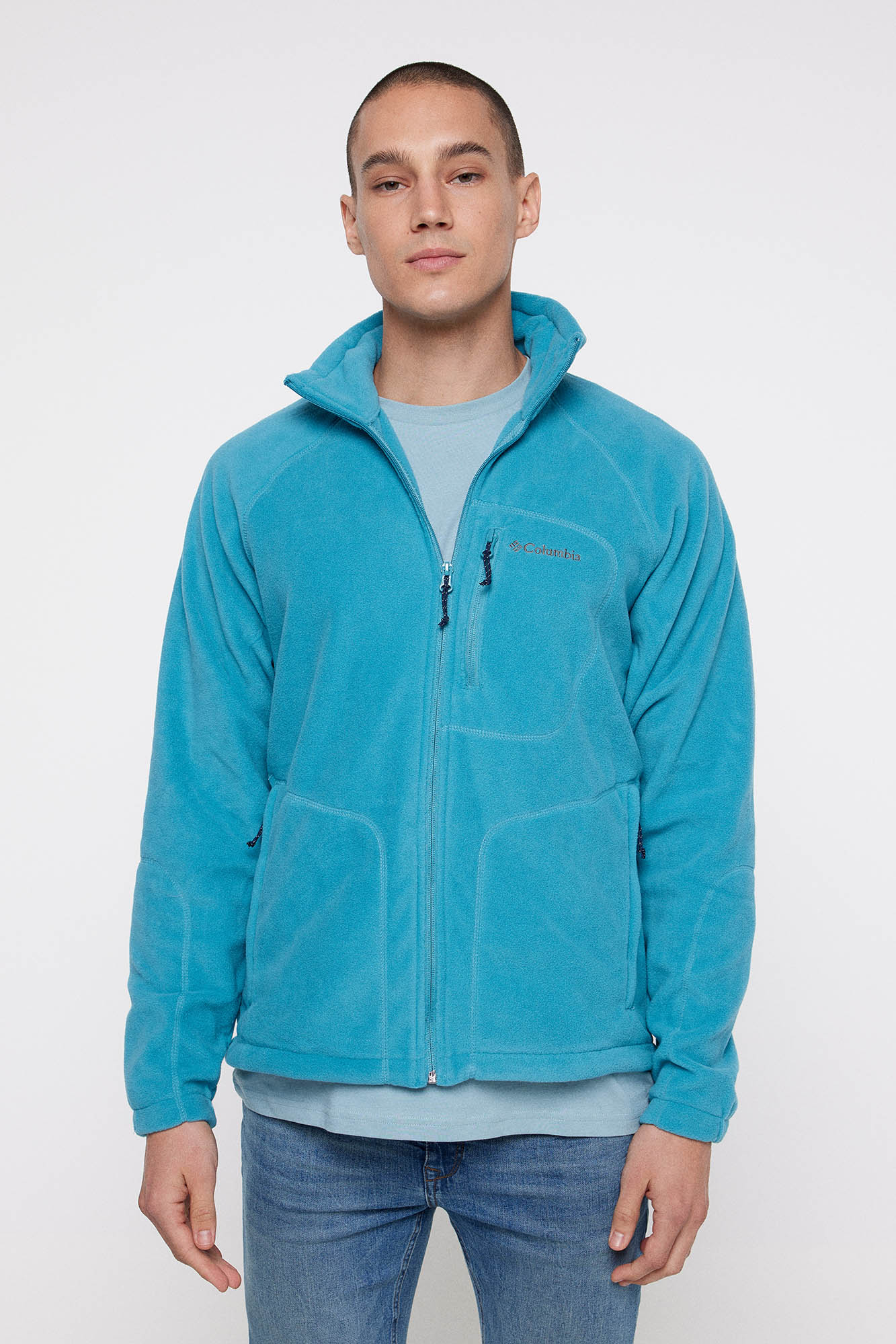 Casaco polar masculino Columbia™ Fast Trek™ com fecho de correr