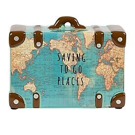 SASS AND BELLE - TIRELIRE RETRO WORLD MAP