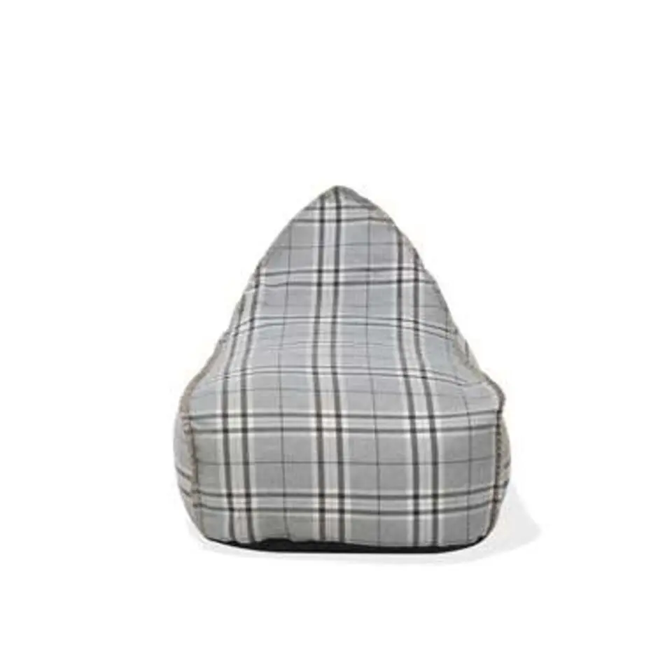 Beliani Zitzak DROP LINEN - Grijs polyester
