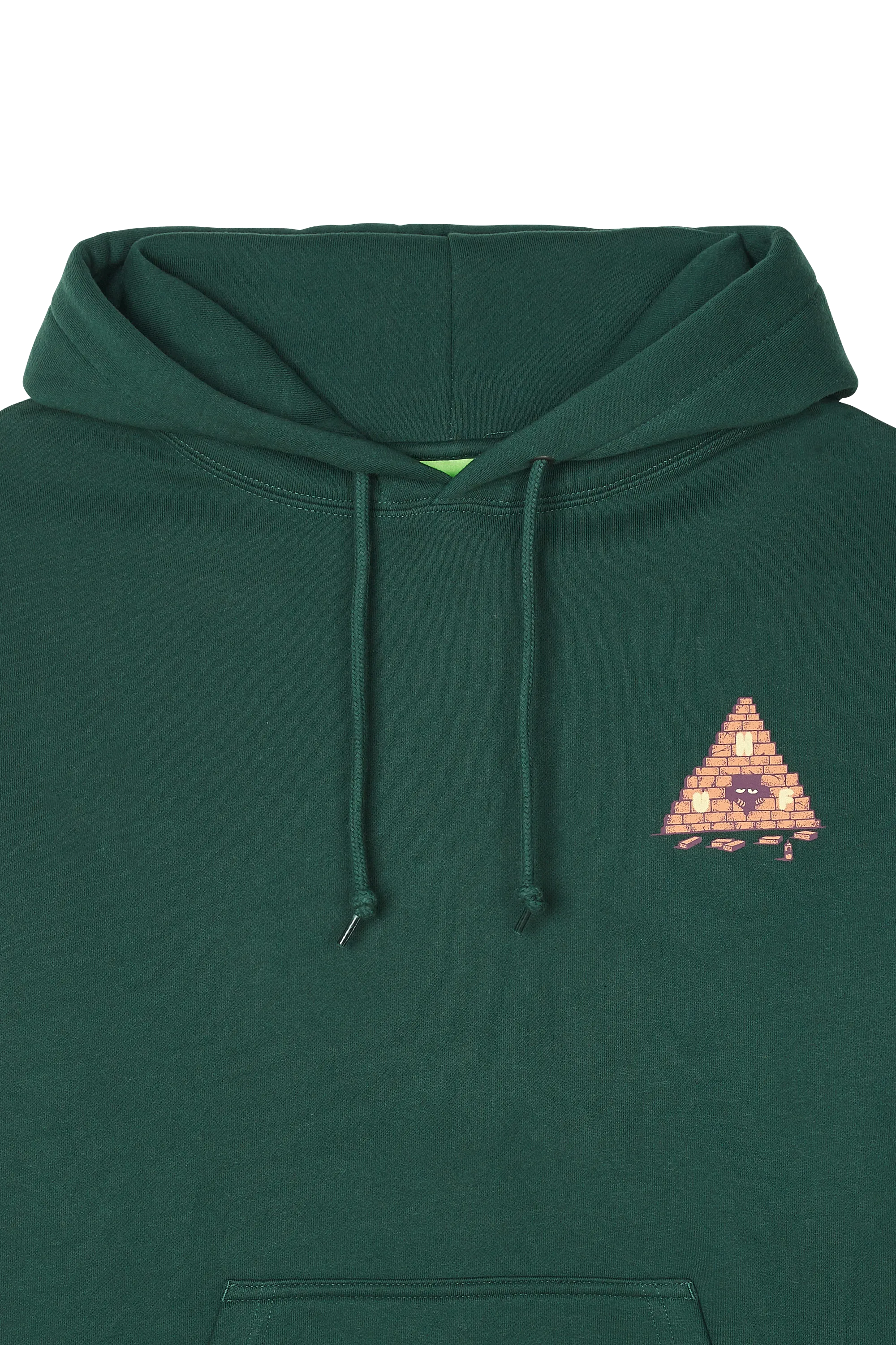 HUF Hoodie BRICK Vert