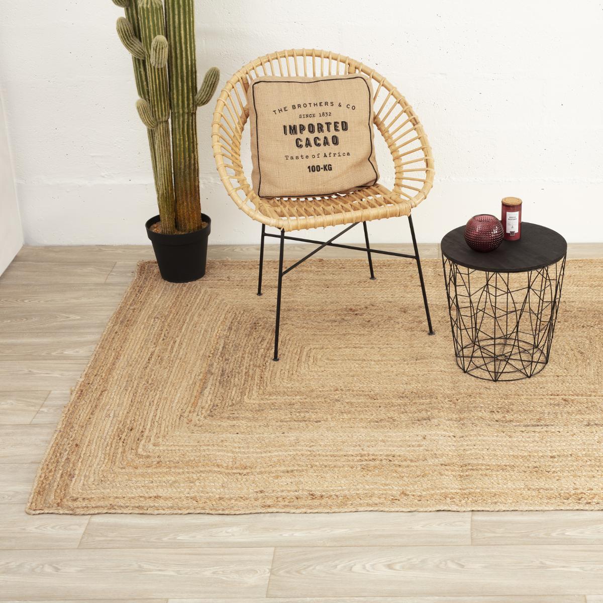 TAPIS JUTE NATUREL D.160X230CM