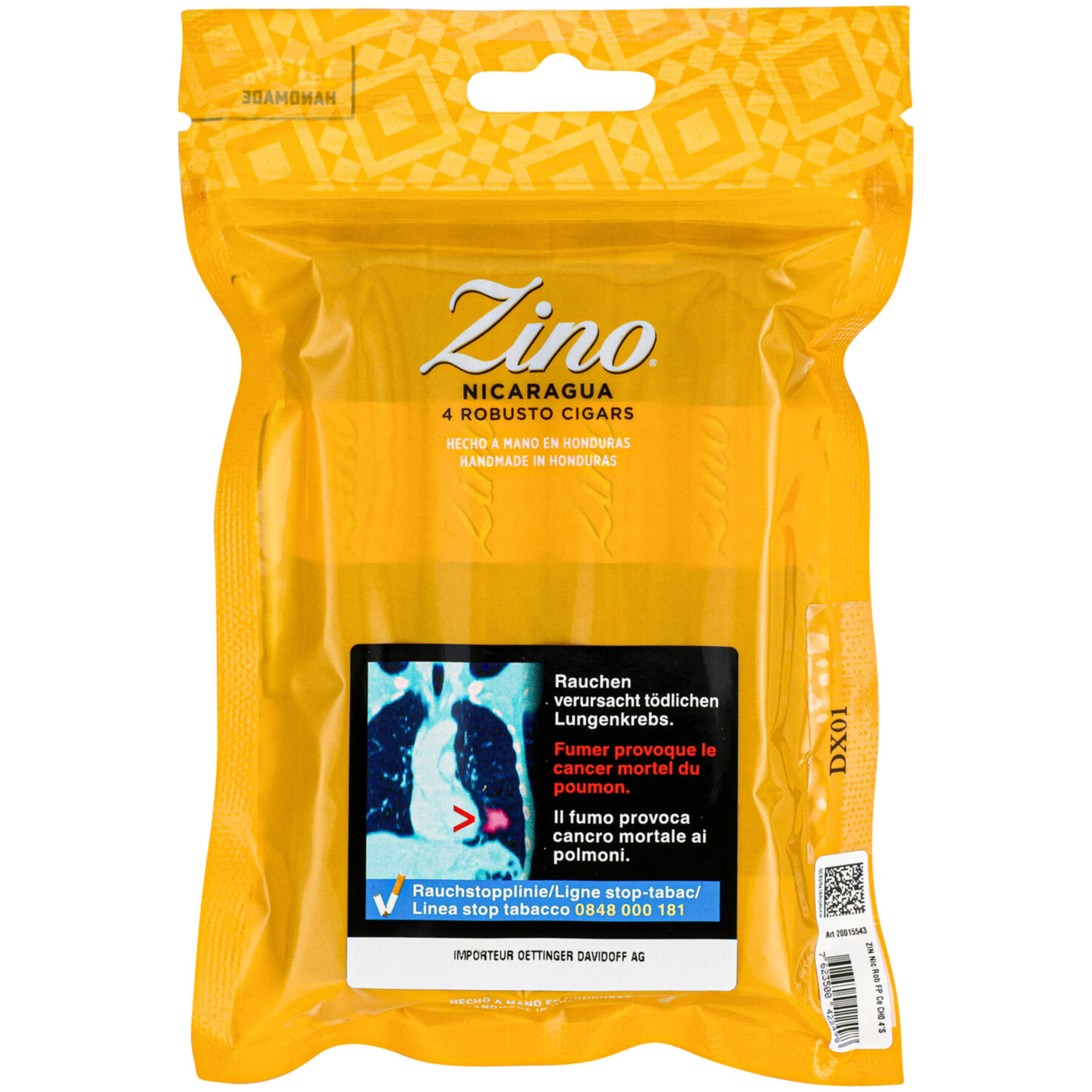 Zino Zigarren Nicaragua Robusto Fresh Pack 4'S