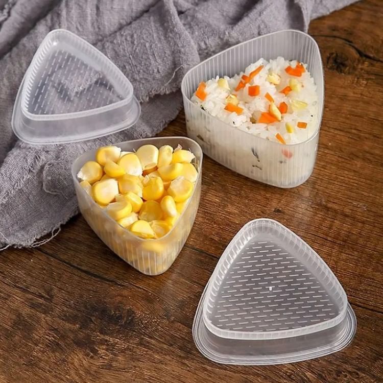 Porcini - Driehoekige plastic rijstbalvorm