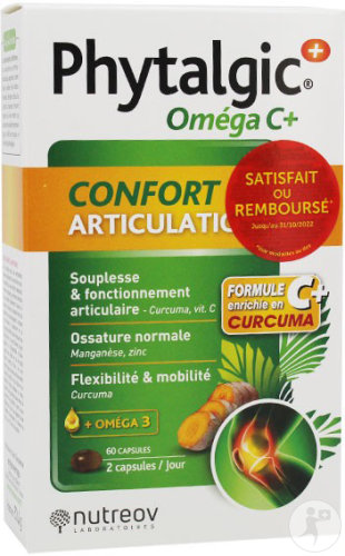 Nutreov Phytalgic + Oméga C+ Confort Articulations 60 Capsules