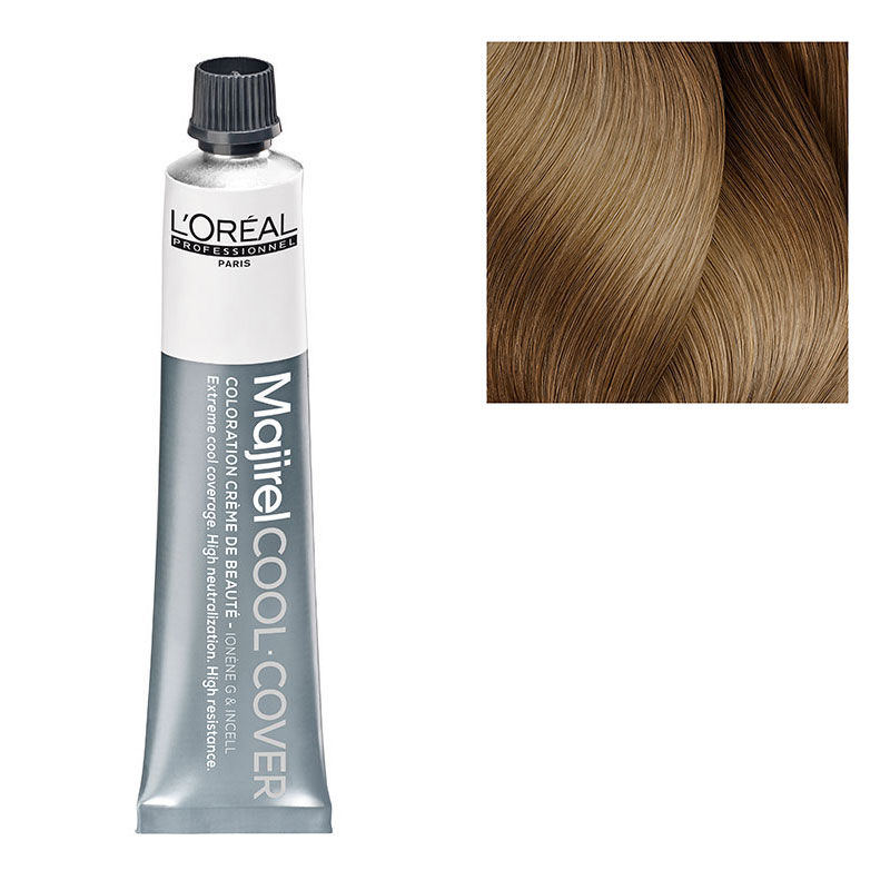 Coloration neutralisante Majirel Cool Cover inforced 9.13 blond très clair cendré doré