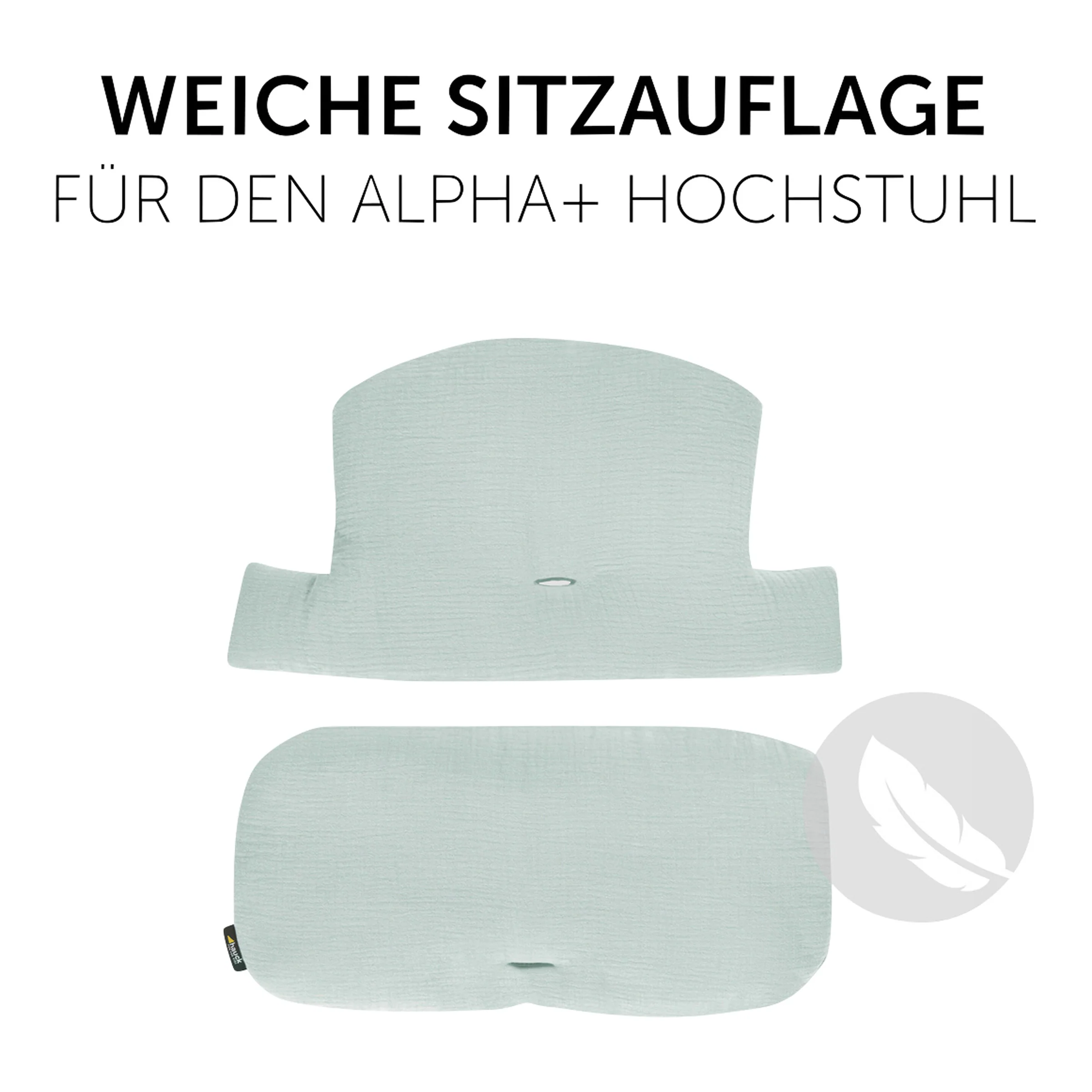 Hauck Sitzkissen Select Musselin mint