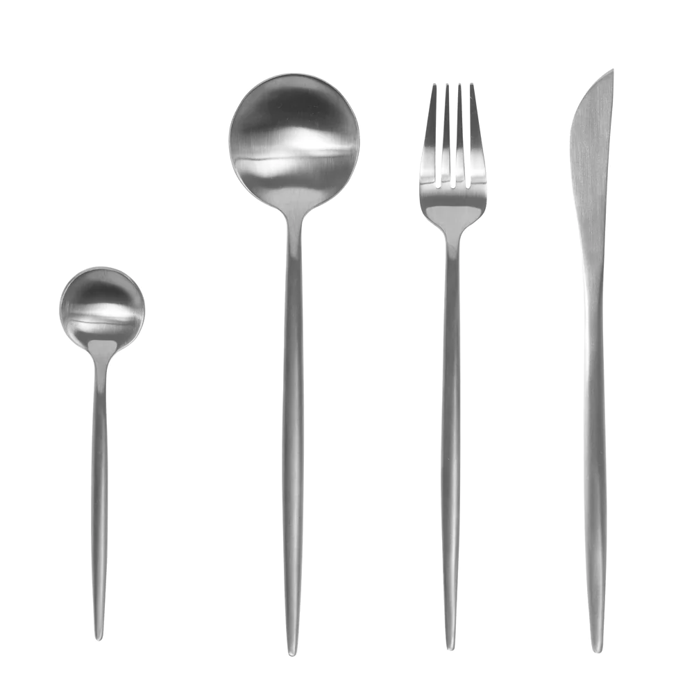 Ménagère 24 pièces Diva inox brossé Table passion