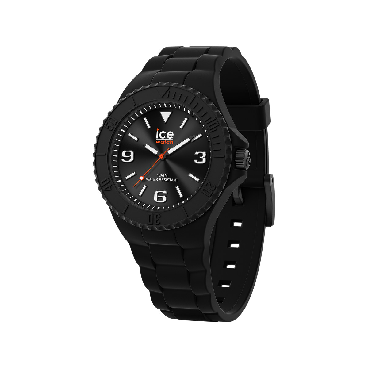 Montre Ice Watch  Homme silicone noir.