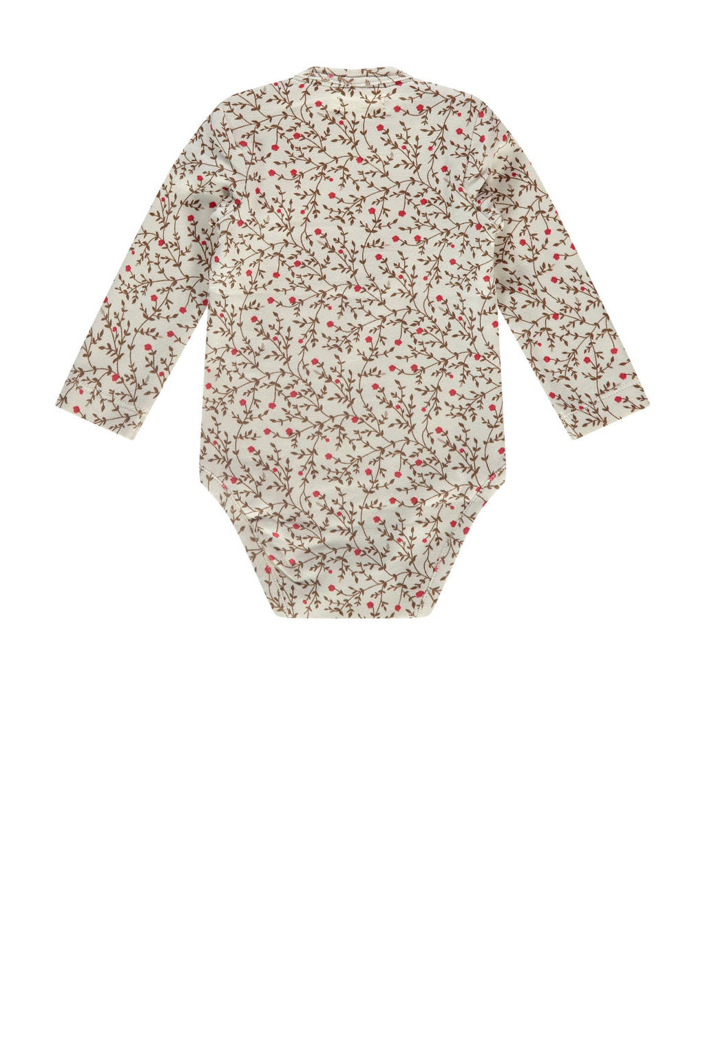 A Tiny Story romper ecru/roze/groen
