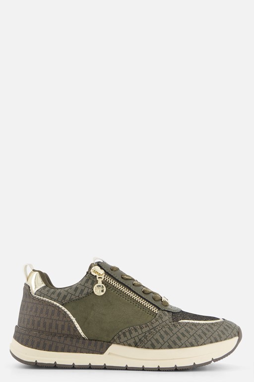 Tamaris Sneakers groen Synthetisch