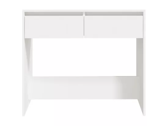 Table console Blanc 89x41x76,5 cm Acier