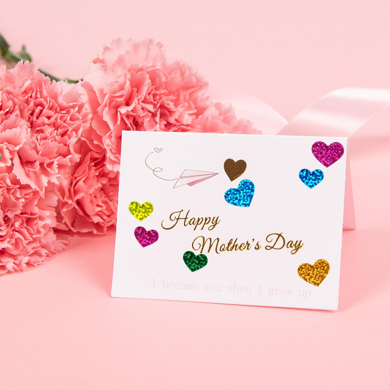 (1140er Set) 10-20mm Herz Aufkleber Heart Sticker Selbstklebende Etiketten in Glitzer Optik - Bunt