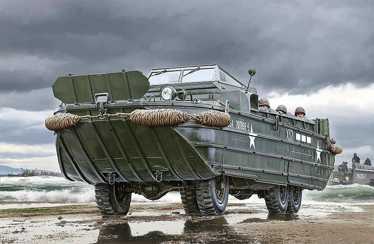 Italeri - D-Day - Dukw Amphibious Truck Byggesæt - 1:35 - 6392S