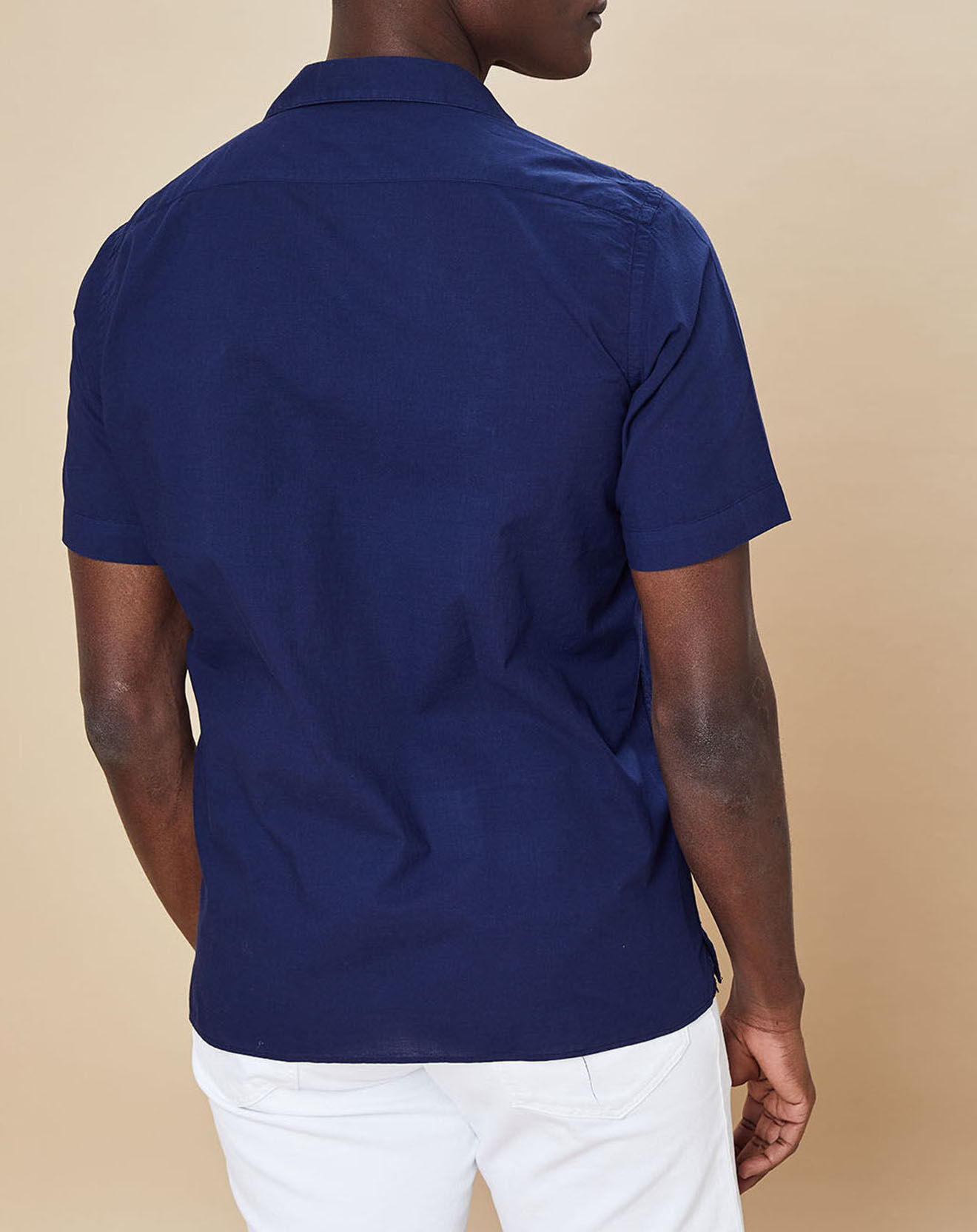 Hartford Chemise Slim Fit Slam 02 Mc Pat bleu profond