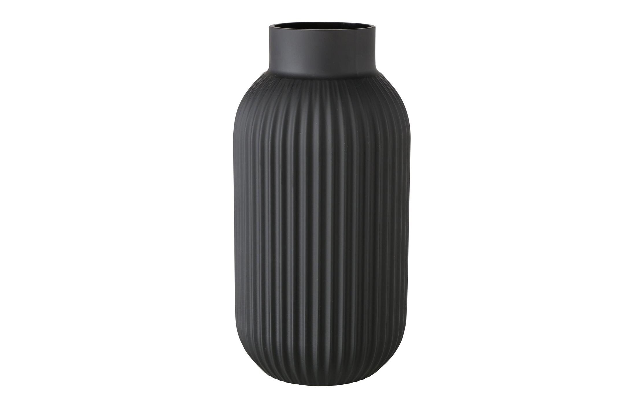Vase Nordika 30 cm, Schwarz mattDekorative Blumenvase