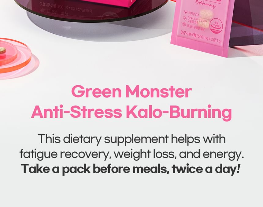 GREEN MONSTER - Anti-stressdieet Kaloburning