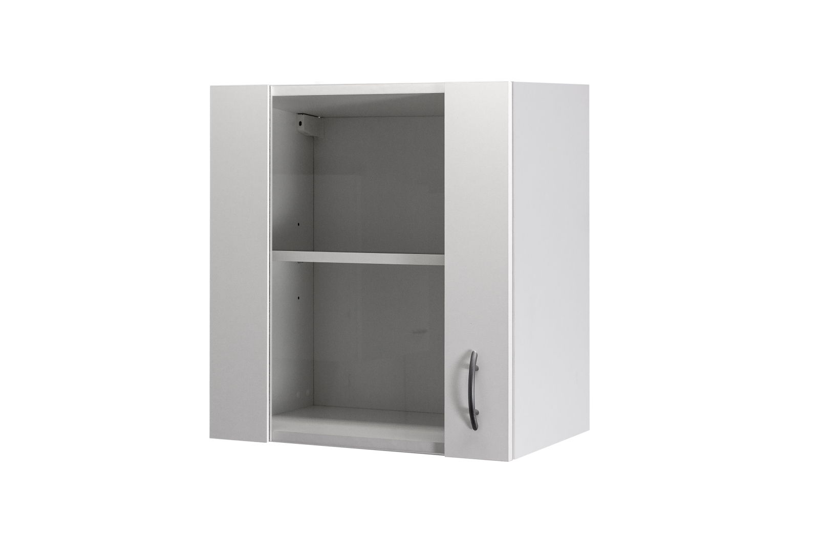 Glas-Hängeschrank WITO - weiß - 50 cm