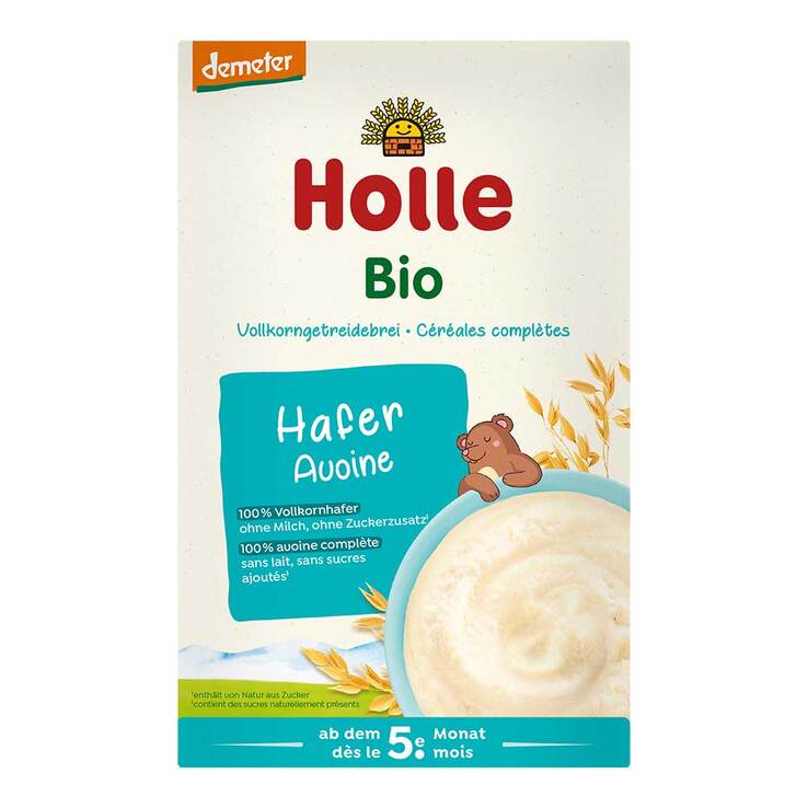 Holle Bio-Vollkrongetreidebrei Hafer, 250 g