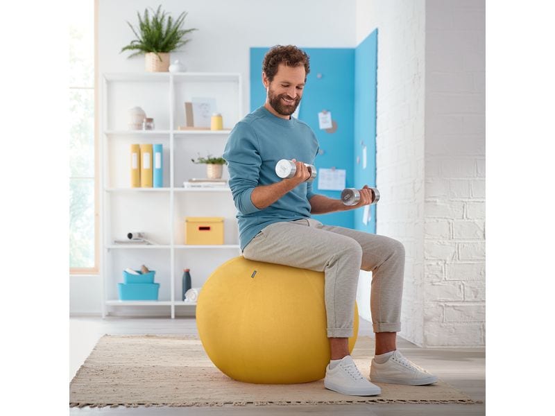 Leitz Sitzball Ergo Cosy Active Gelb Der ergonomische Leitz Ergo Cosy Sitzball für aktives Sitzen