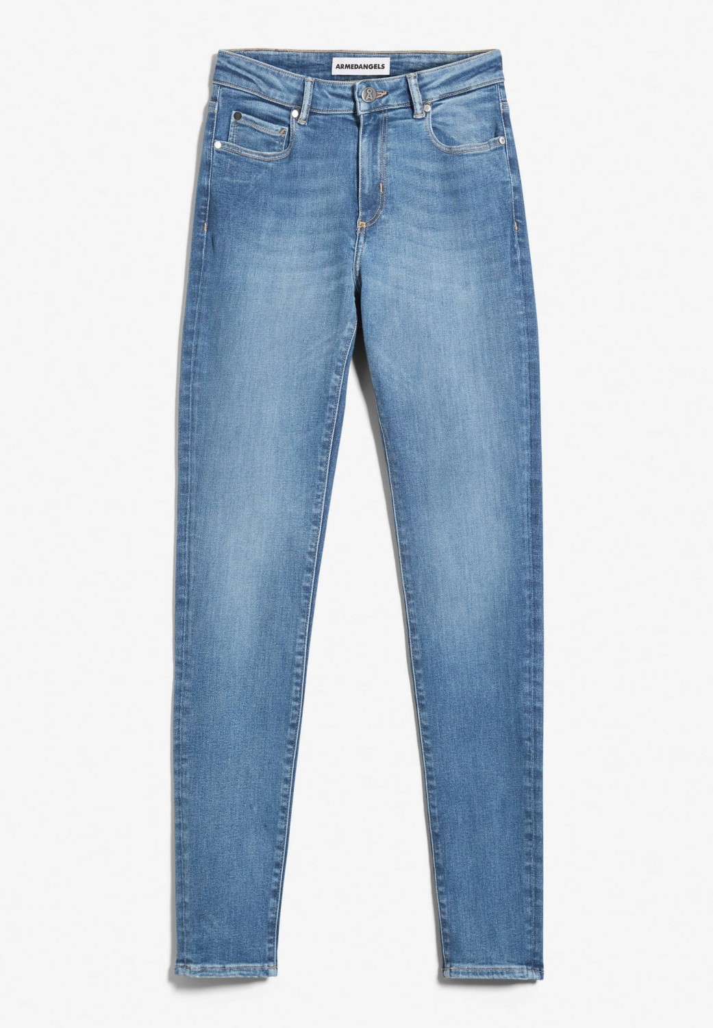 Armedangels Damen-Jeans Tillaa X Stretch Sky Blue