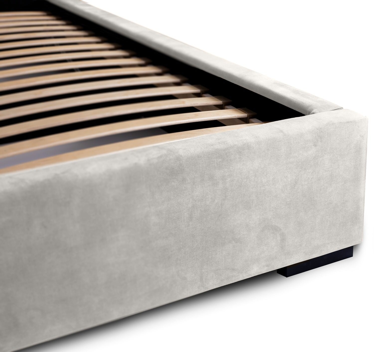 Trae Mobler Porto 140 x 200 cm Gestoffeerd Bed Pearl