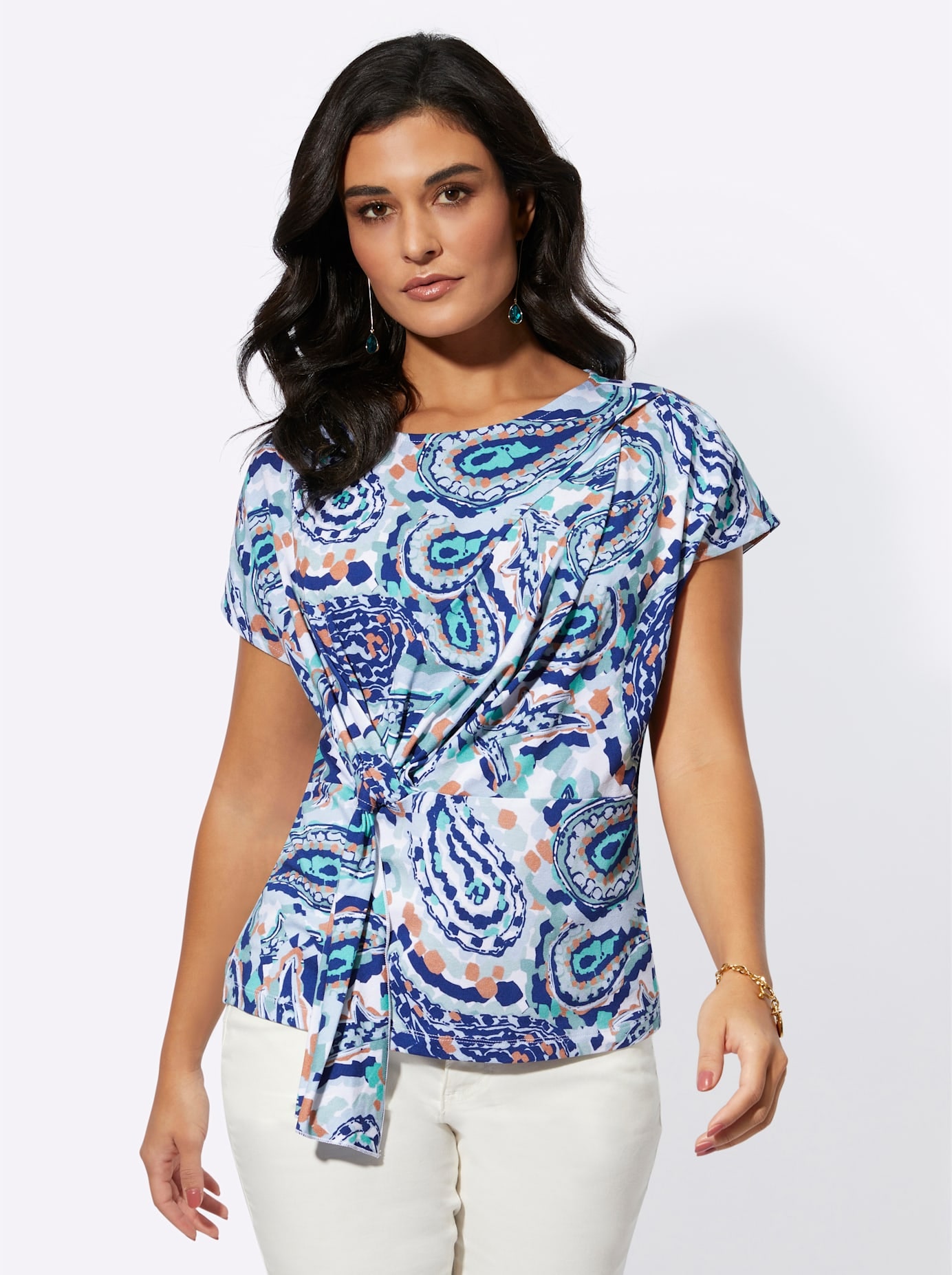 creation L Print-Shirt »Lyocell-Shirt«, 1 Stk.