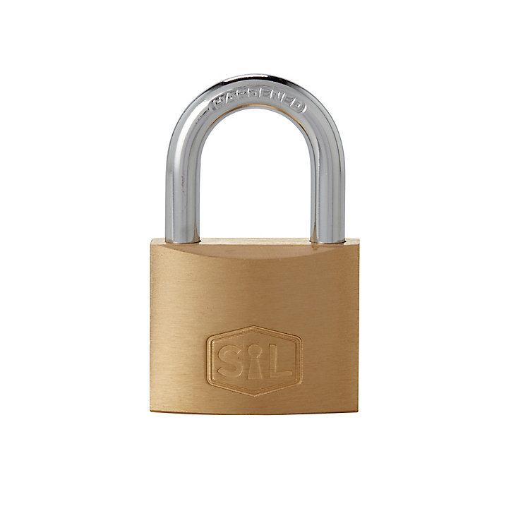 Lot de 4 cadenas à clé Smith & Locke BC7738 (1033) en laiton anse ouverte l.39 x H 31 mm