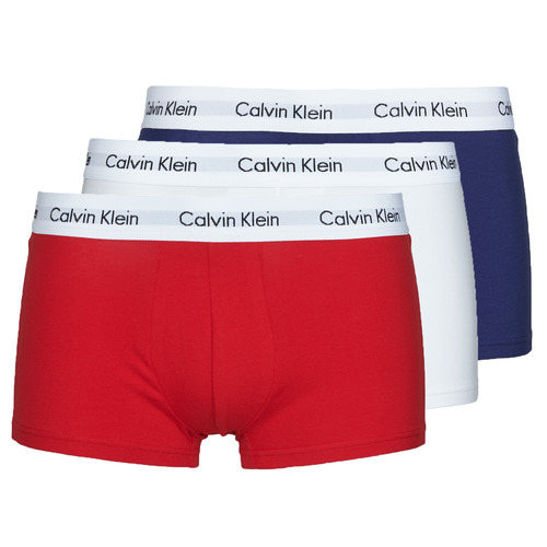 Calvin Klein Jeans - RISE TRUNK X3 Marino / Blanco / Rojo