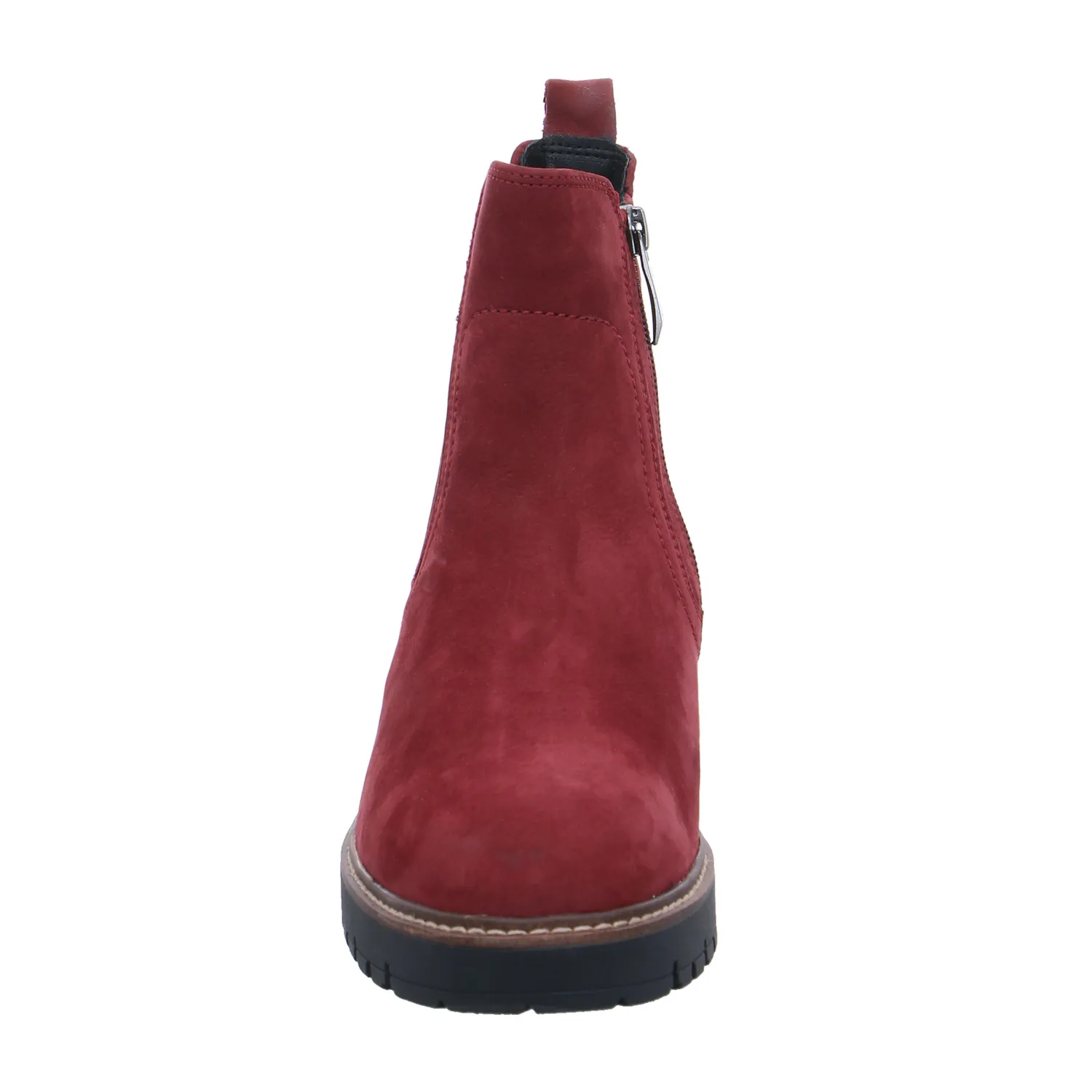 TAMARIS Boot Rot Leder