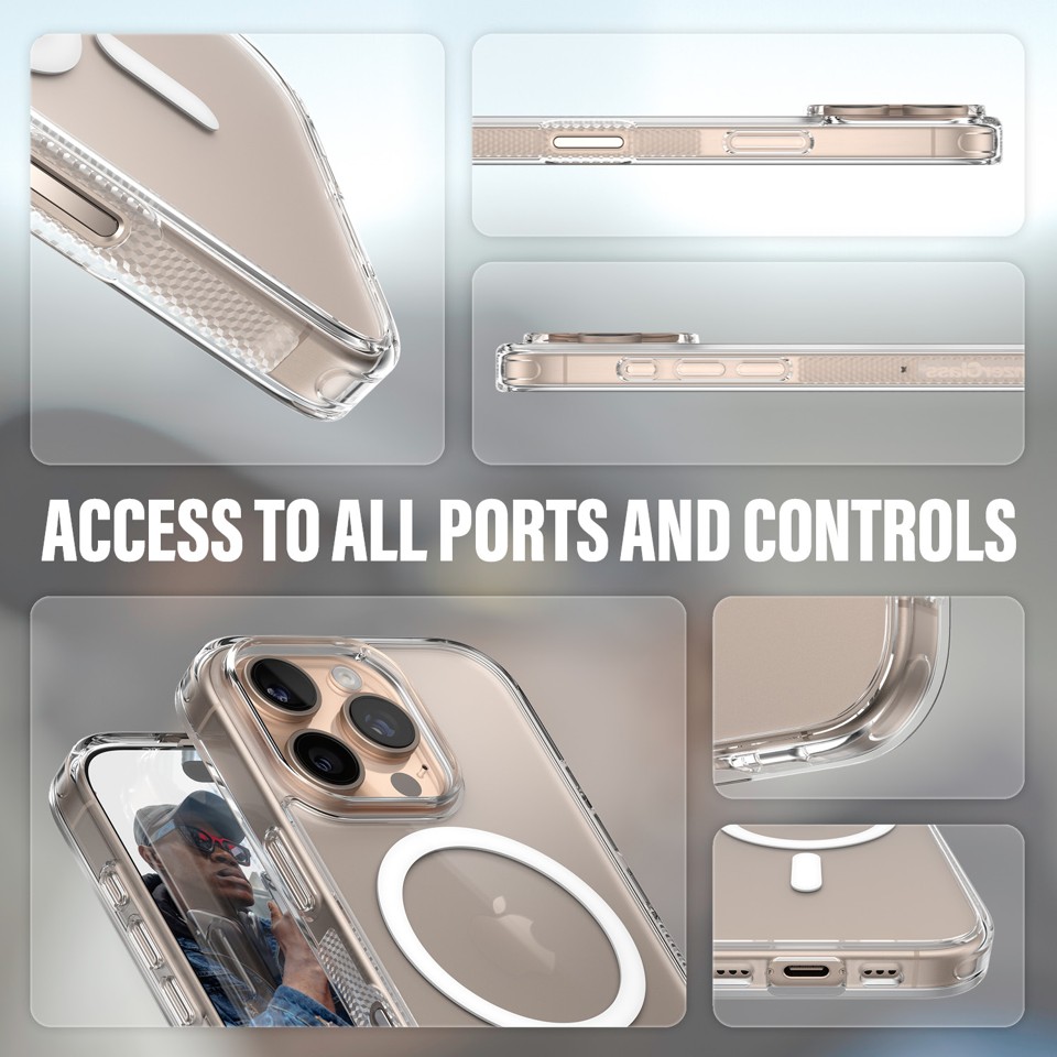 PanzerGlass - HardCover MagSafe - iPhone 16 Pro - Hvid