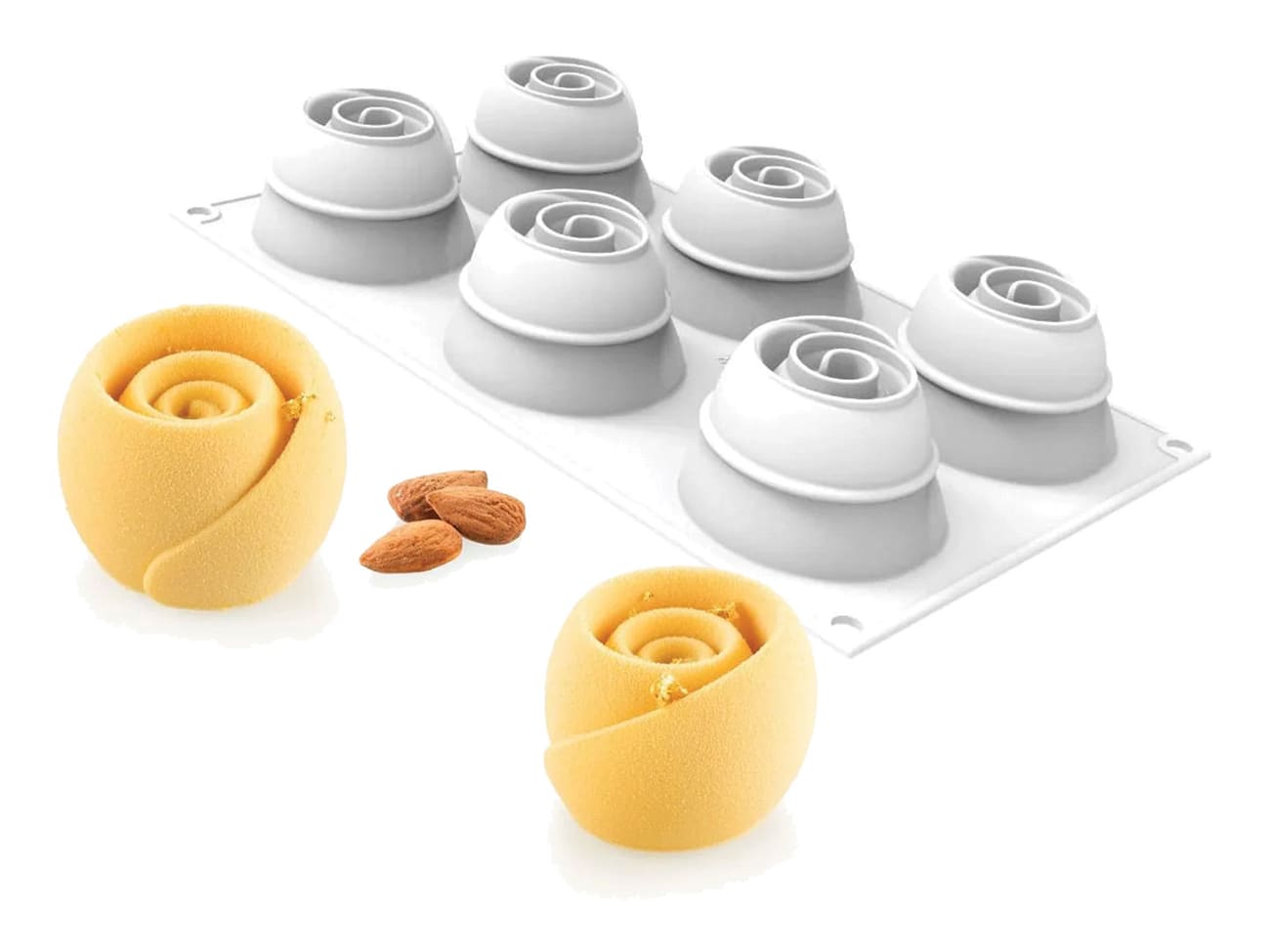 Moule silicone - 6 givrés - 30 x 17,5 cm - Silikomart