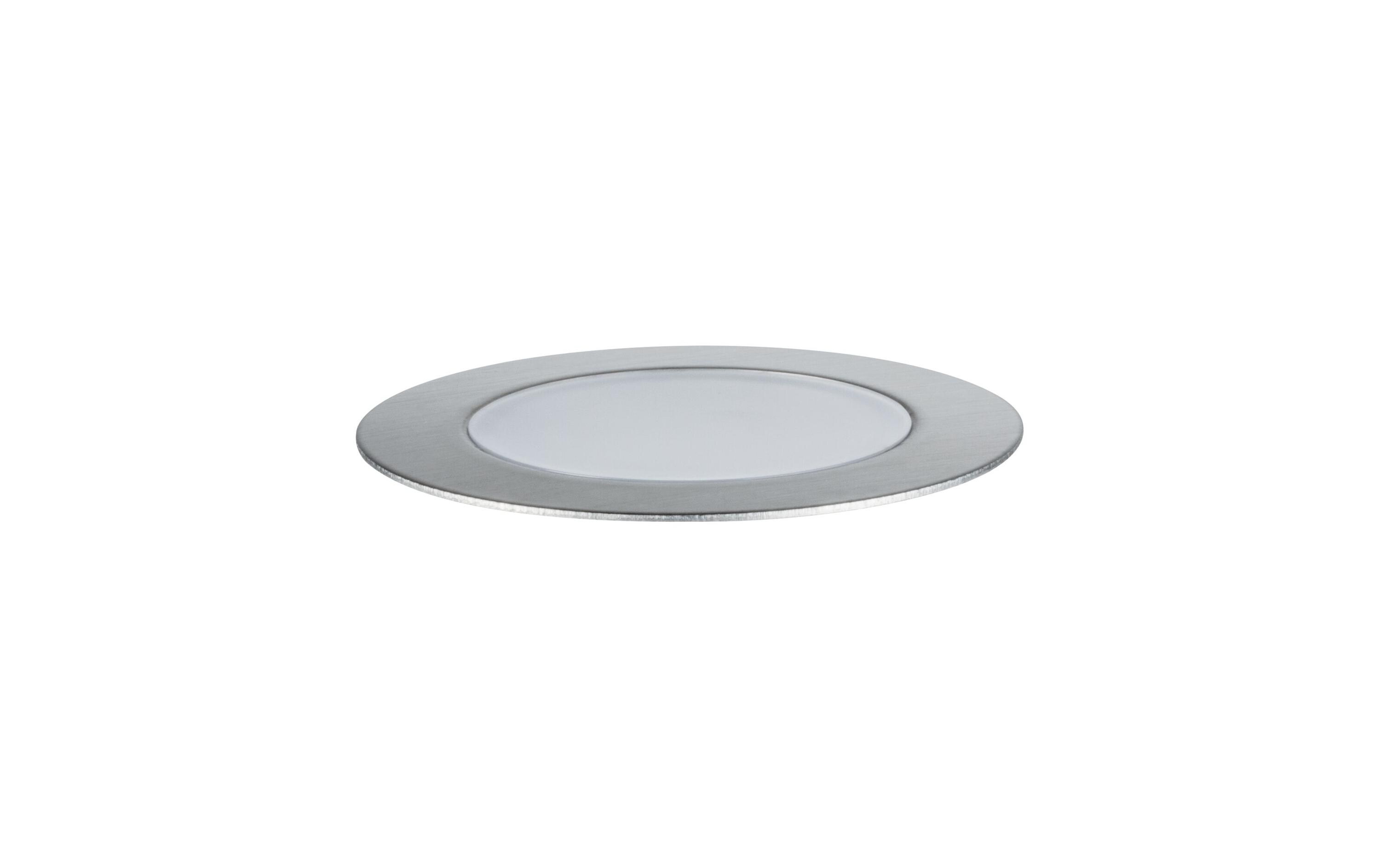 Einbauspot Plug & Shine Floor, RGBW, 2W, EdelstahlLED Bodeneinbauleuchte