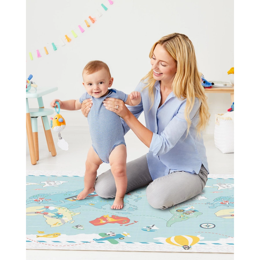 Skip Hop Doppelseitige Spielmatte Reisefreunde